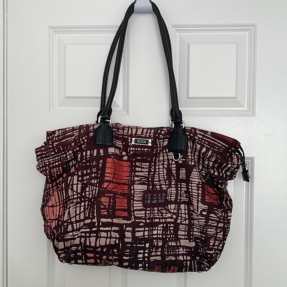 Tumi Travel Tote with Leather Handles